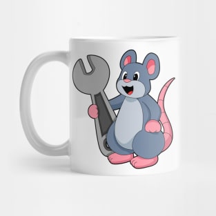 Rat as Mechanic with Wrench Mug